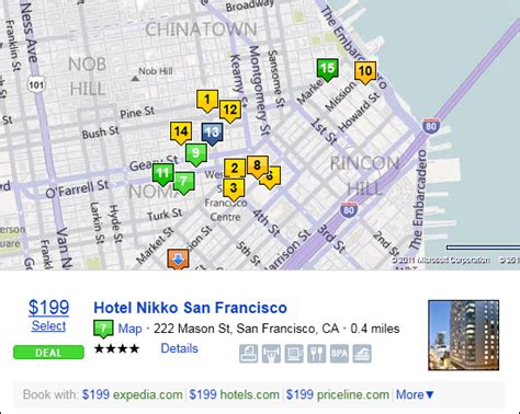 bing travel flight price indicator.